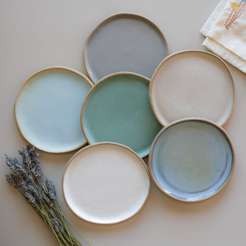 AbbyCeramics Handmade Ceramic Appetizer Dessert Plate 6