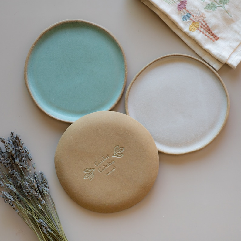 AbbyCeramics Handmade Ceramic Appetizer Dessert Plate 6