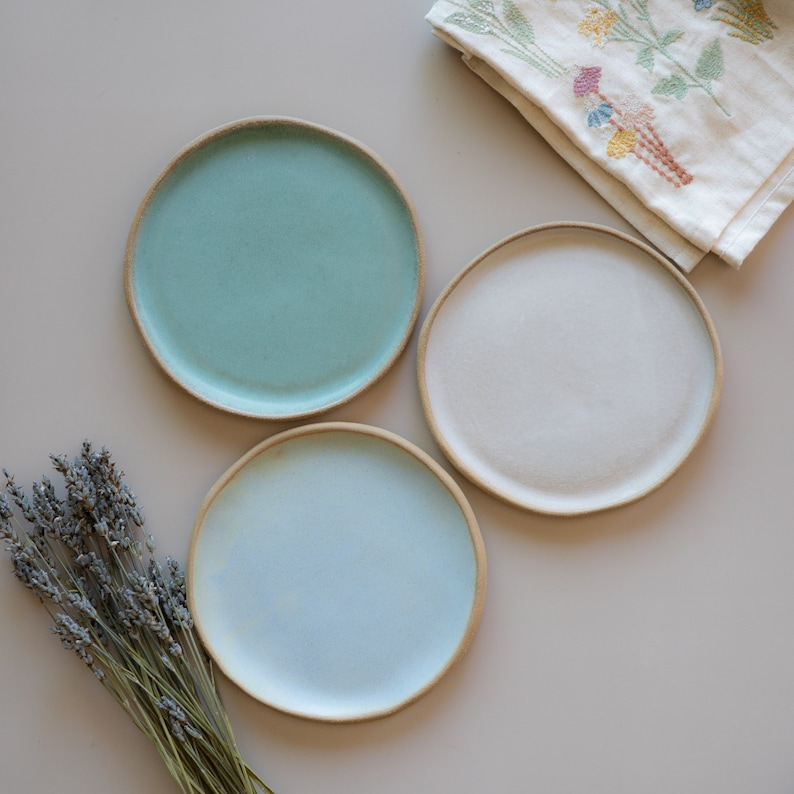 AbbyCeramics Handmade Ceramic Appetizer Dessert Plate 6